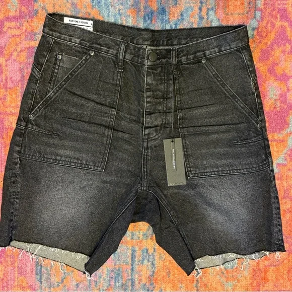 NWT MAN x ONE TEASPOON MENS SHORTS, SIZE 32 - Picture 7 of 15